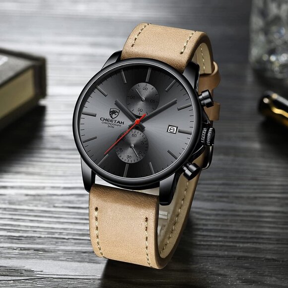 ⚡Men’s Watch Fashion Sport Quartz Analog Mesh Stainless Steel Waterproof - Picture 6 of 7